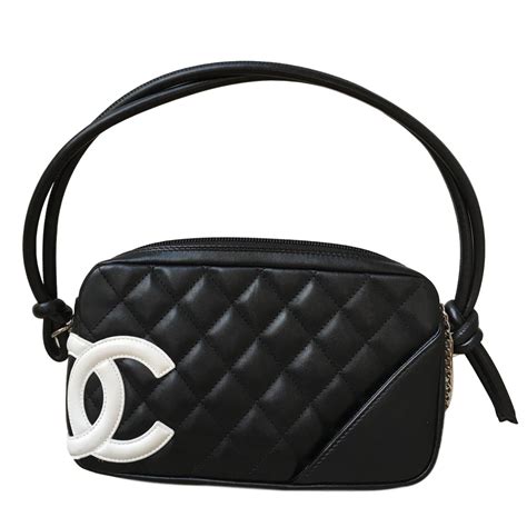 chanel small cambon bag black lining|Chanel mini bags.